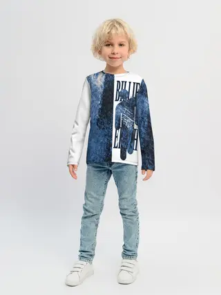 Детский лонгслив / billie eilish