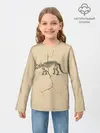Детский лонгслив / Triceratops skeleton