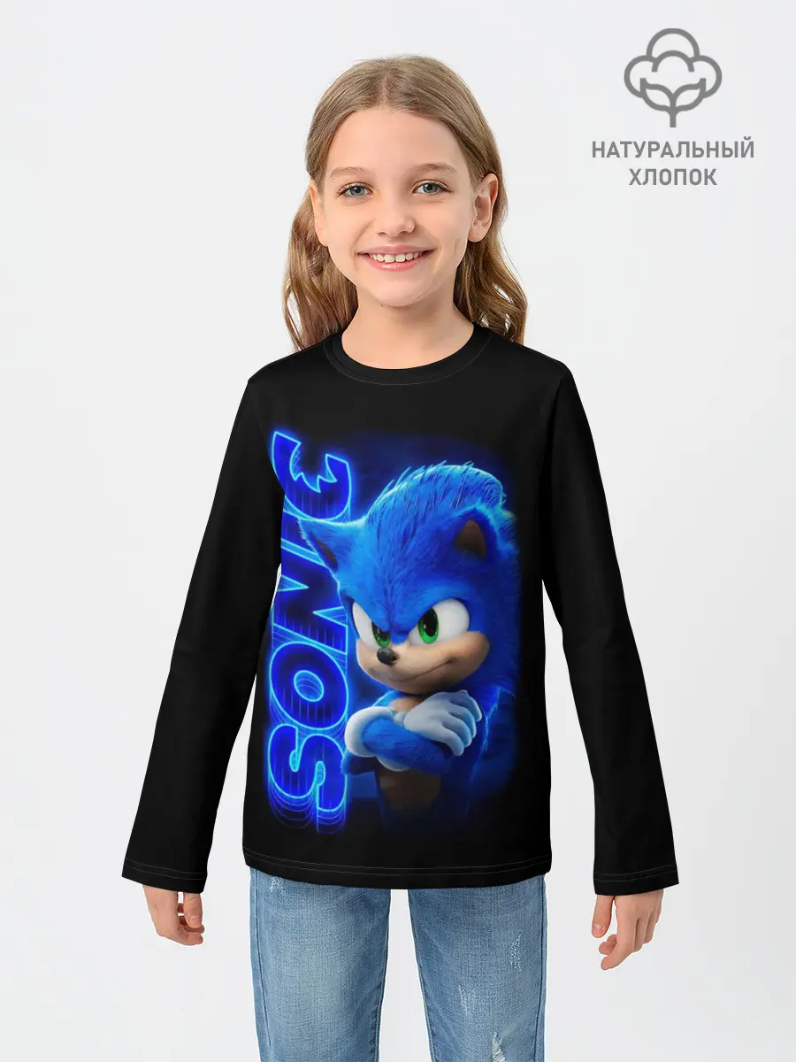 Детский лонгслив / SONIC