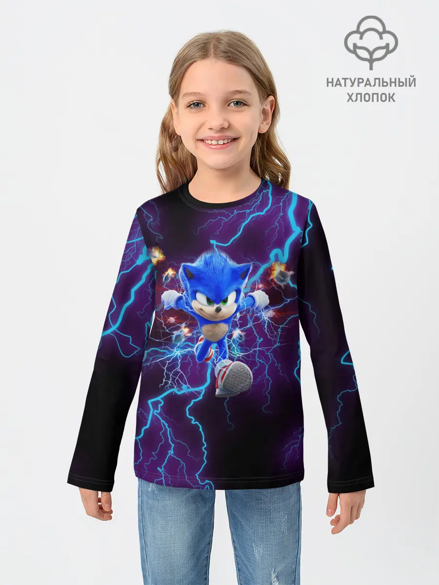 Детский лонгслив / SONIC