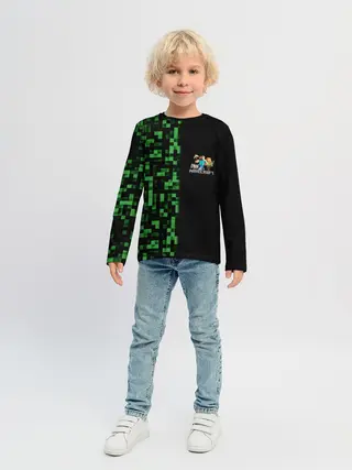 Детский лонгслив / MINECRAFT