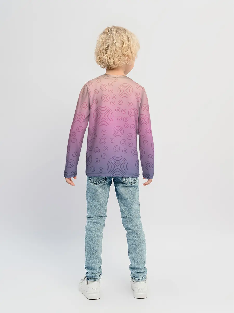 Детский лонгслив / Абстрактный узор