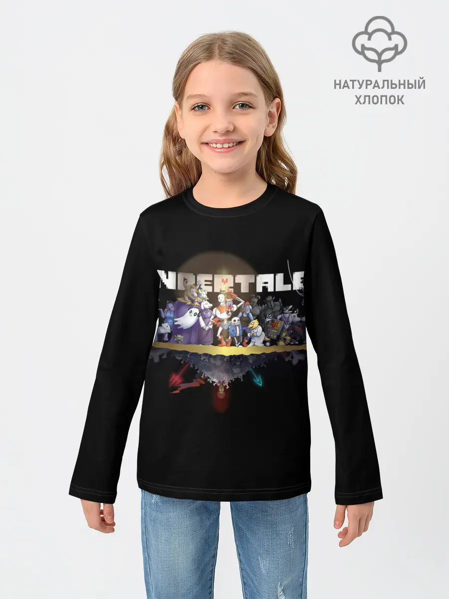 Детский лонгслив / Undertale.