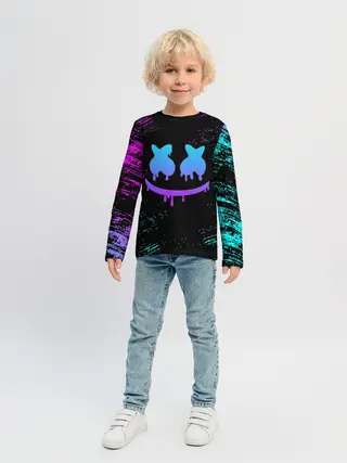 Детский лонгслив / Marshmello