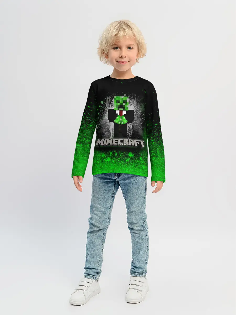 Детский лонгслив / MINECRAFT