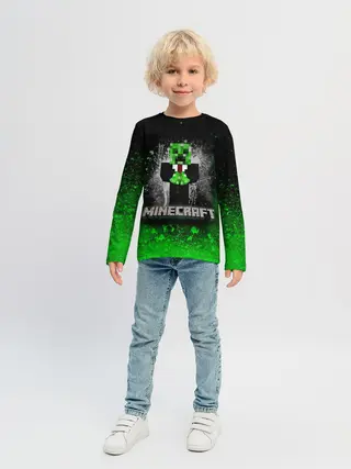 Детский лонгслив / MINECRAFT