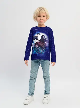 Детский лонгслив / магическая битва