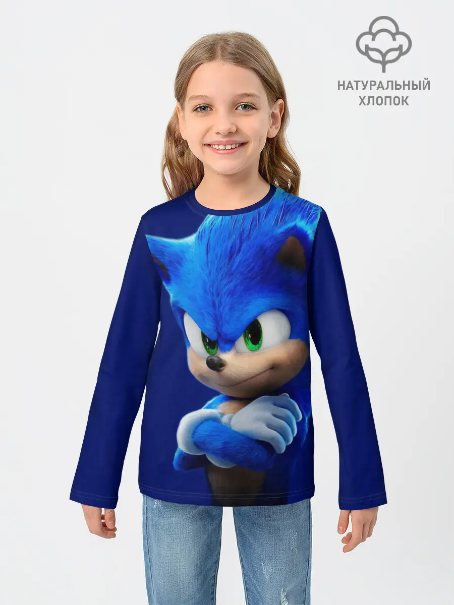 Детский лонгслив / SONIC