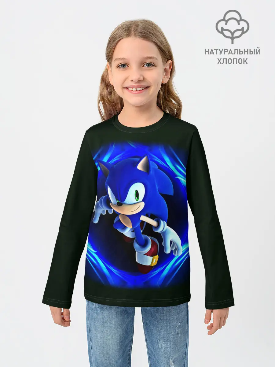 Детский лонгслив / SONIC
