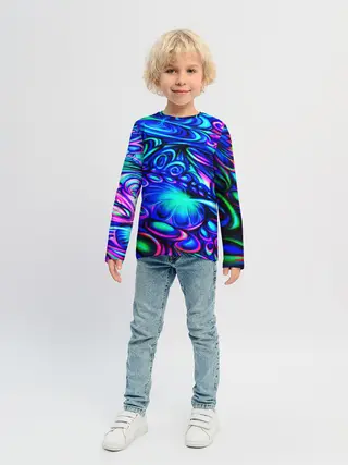 Детский лонгслив / PSY NEON