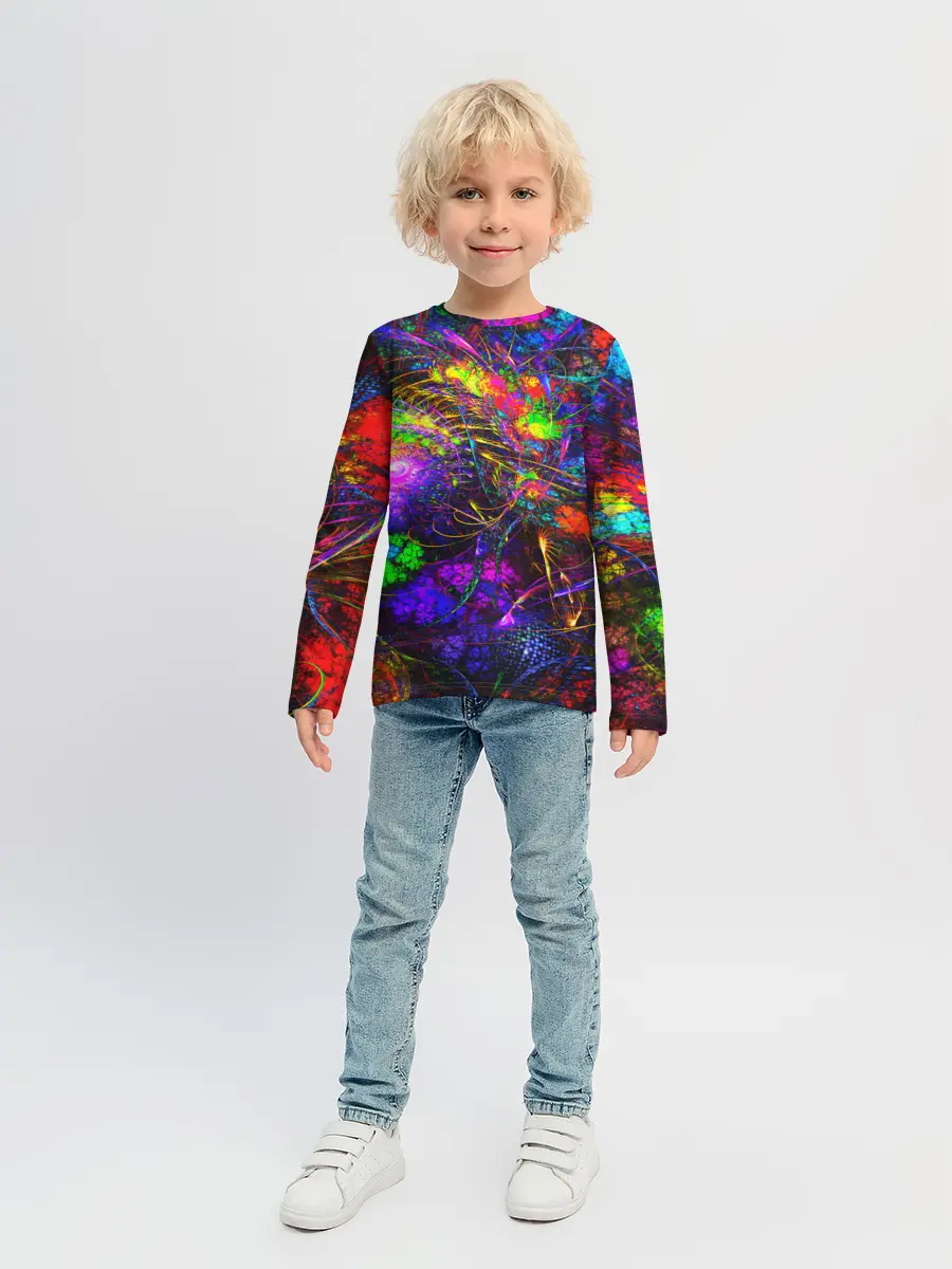 Детский лонгслив / НЕОНОВЫЕ КРАСКИ
