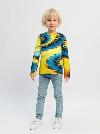 Детский лонгслив / ABSTRACT EXCLUSIVE