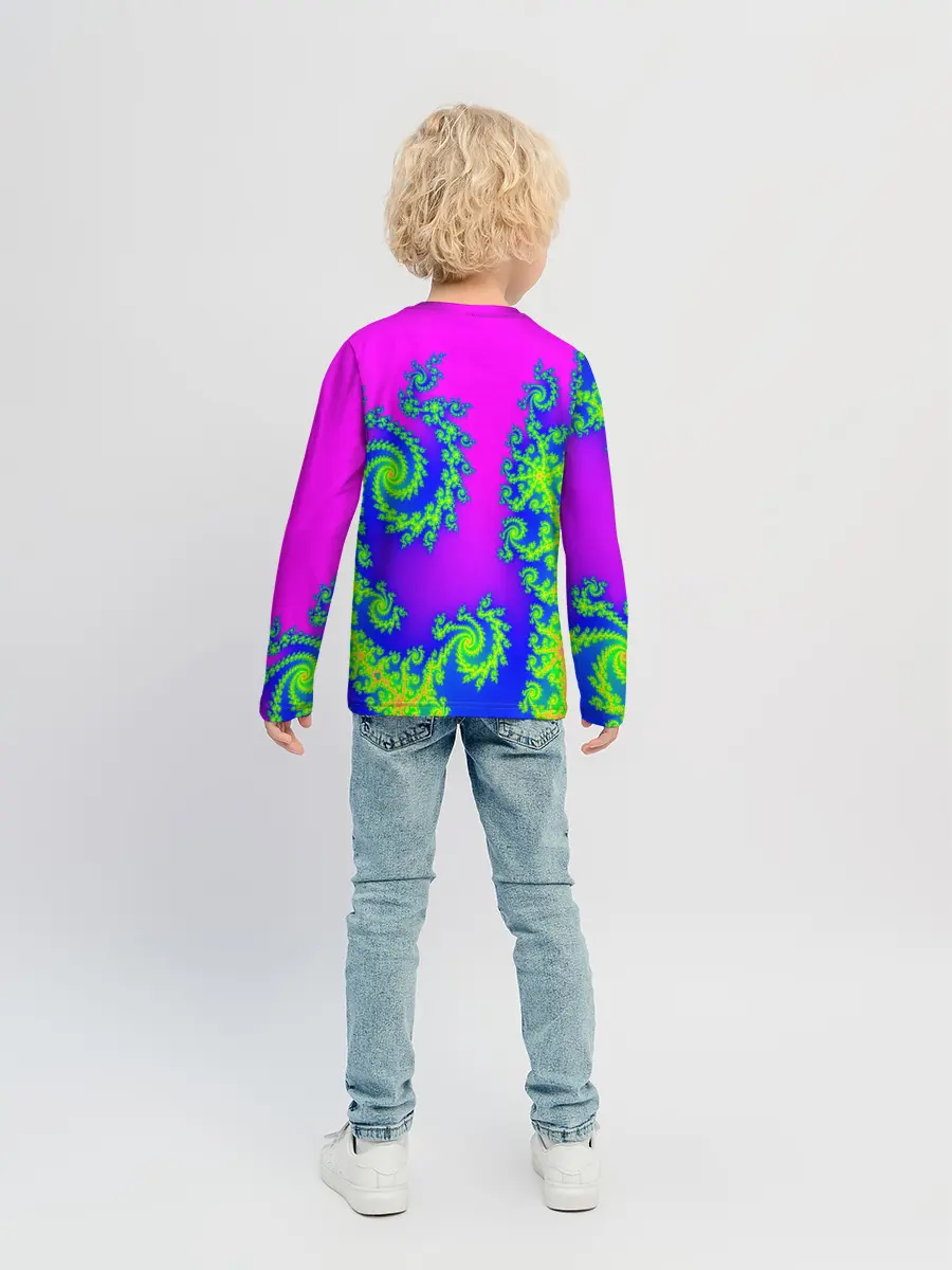 Детский лонгслив / КИСЛОТНЫЙ НЕОН