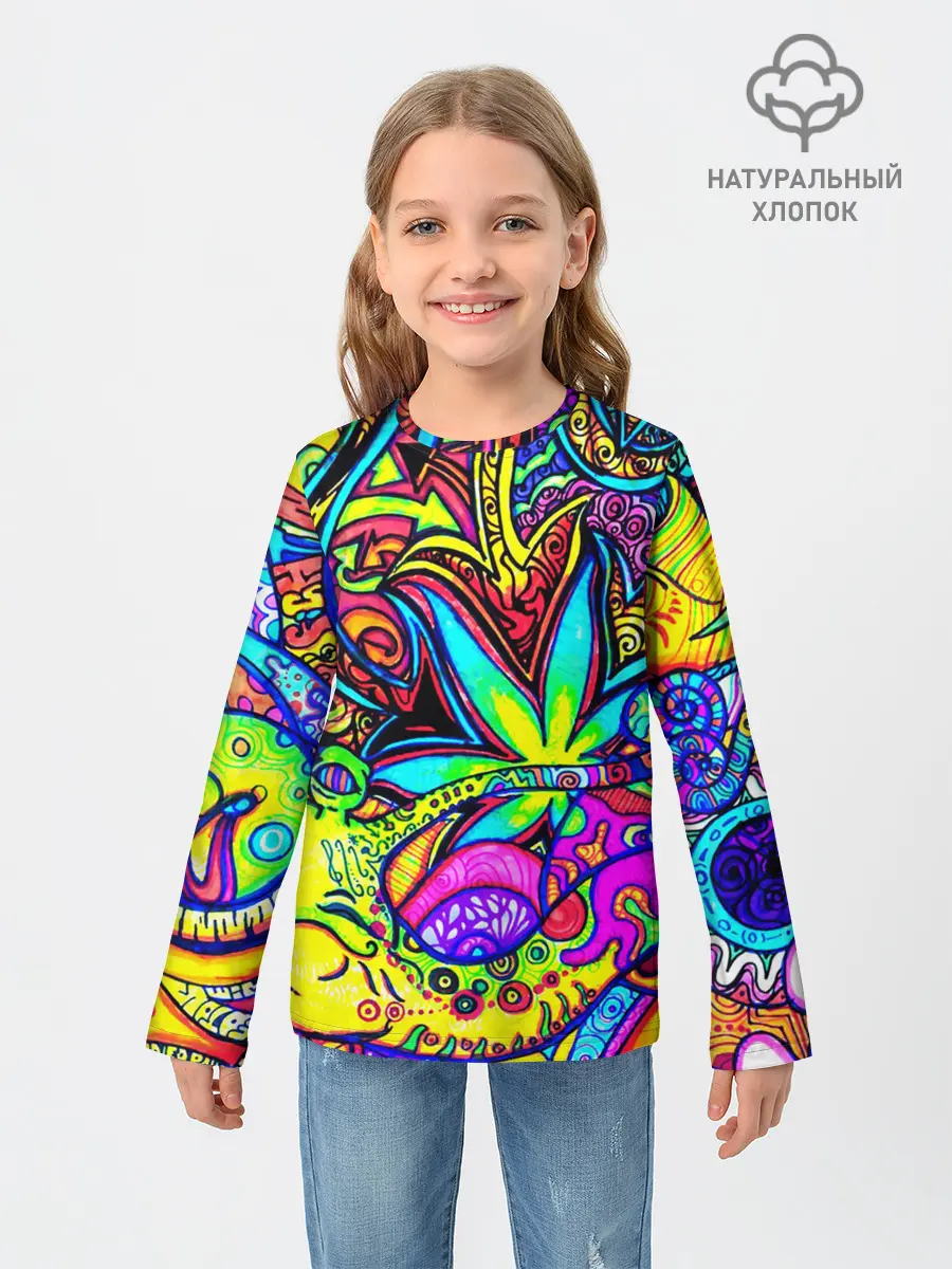 Детский лонгслив / PSY ABSTRACTION