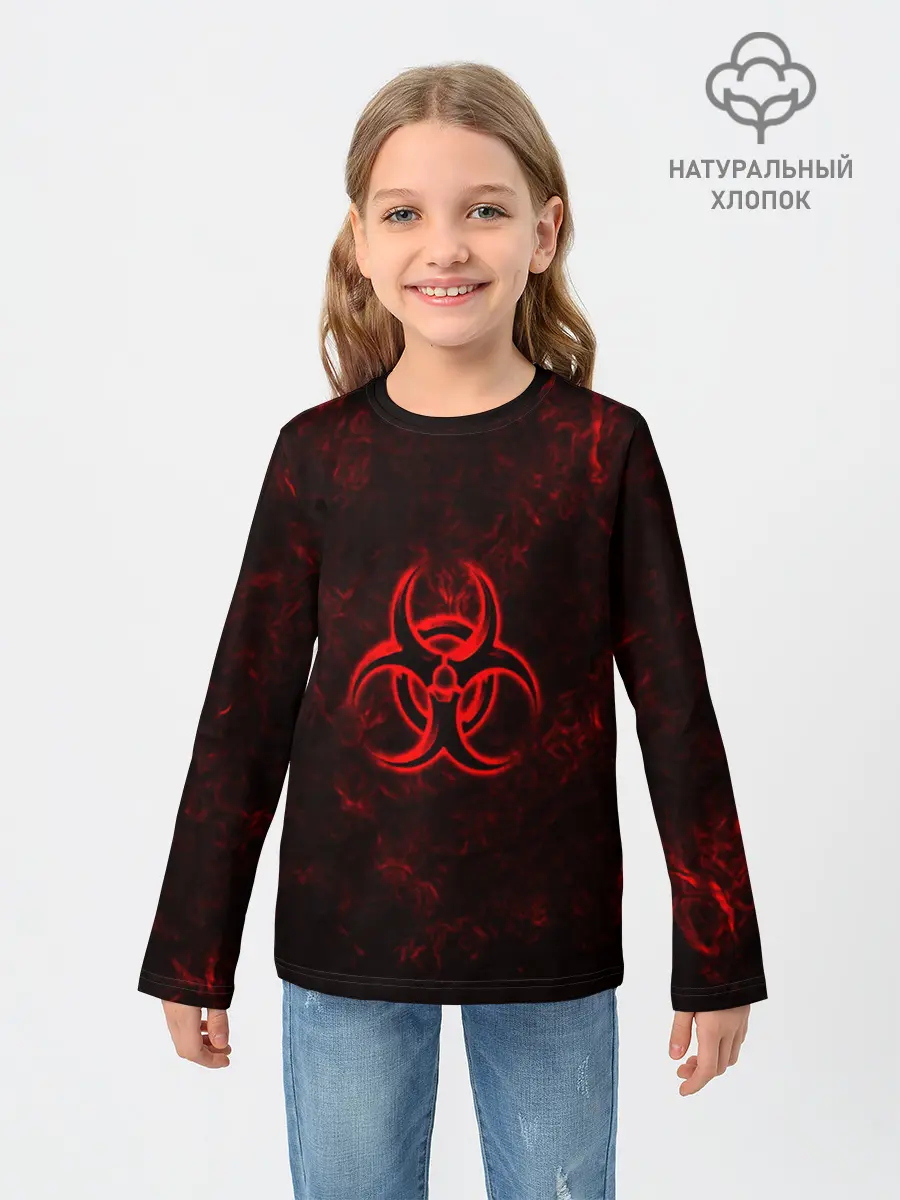 Детский лонгслив / BIOHAZARD