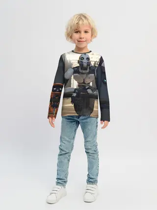 Детский лонгслив / Любовь Смерть Роботы