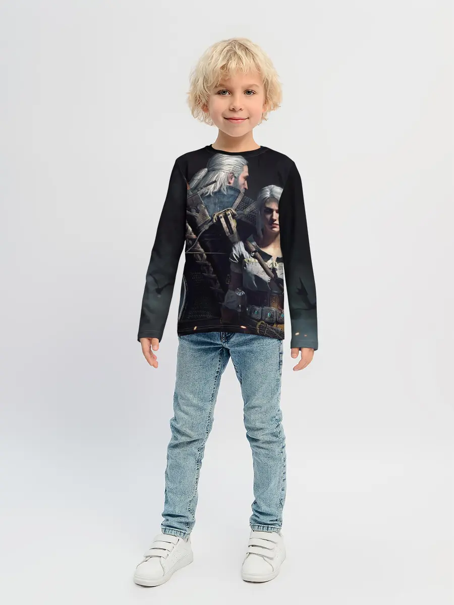 Детский лонгслив / Ведьмак Геральд