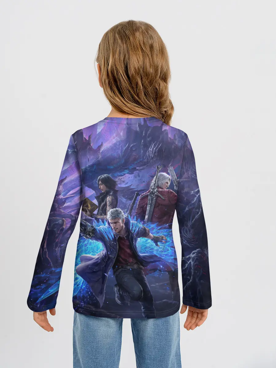 Детский лонгслив / DEVIL MAY CRY | ДЕВИЛ МАЙ КРАЙ