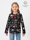 Детский лонгслив / ЛОГОТИПЫ РОК ГРУПП | PATTERN