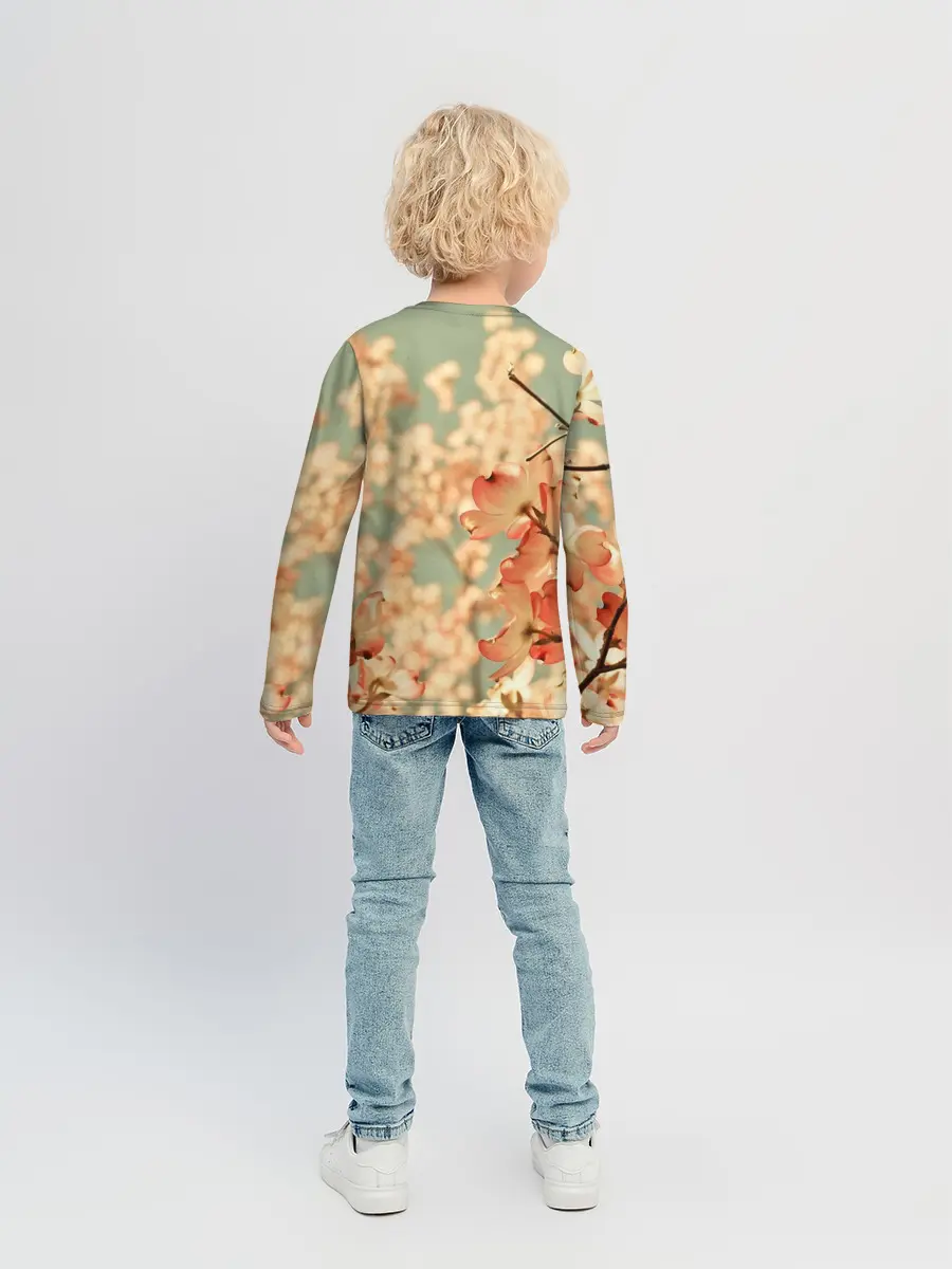 Детский лонгслив / Flowers