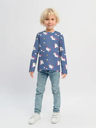 Детский лонгслив / Сон единорога