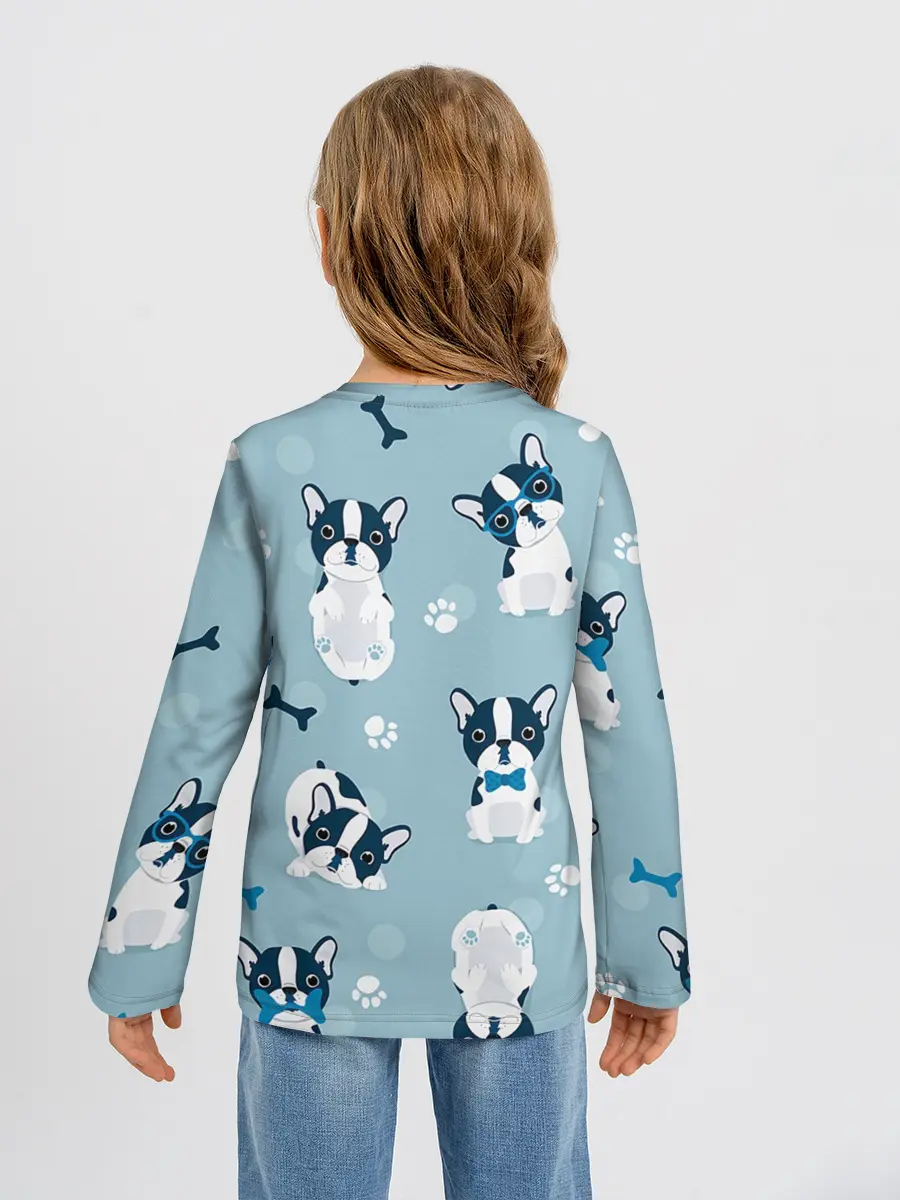 Детский лонгслив / Собачки