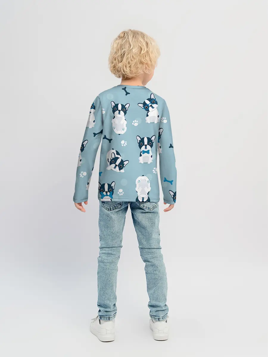 Детский лонгслив / Собачки
