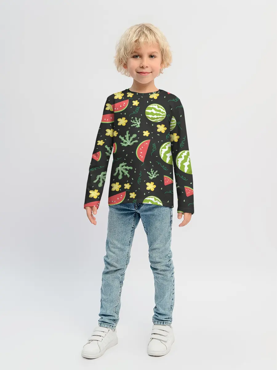 Детский лонгслив / Арбузики