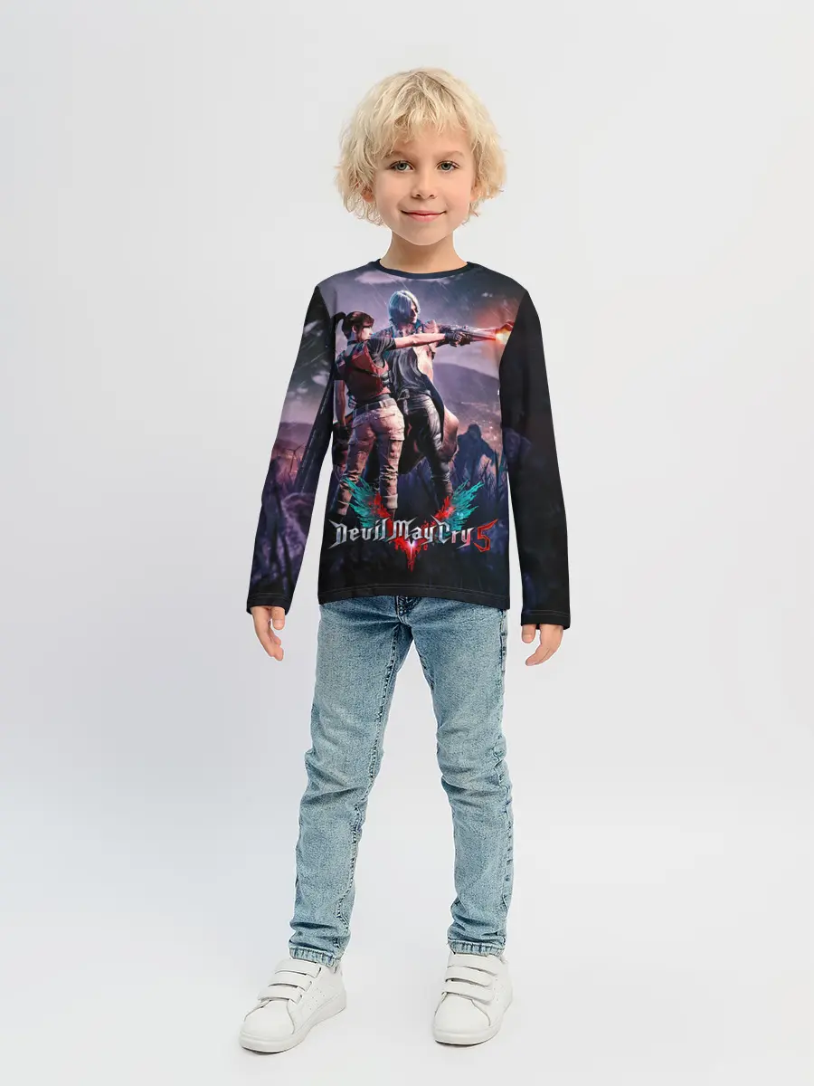 Детский лонгслив / DMC art