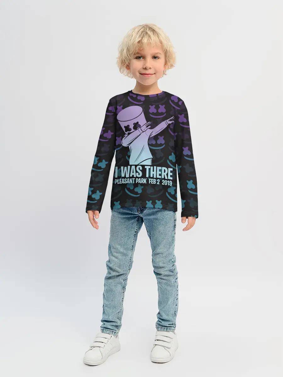 Детский лонгслив / Fortnite,Marshmello