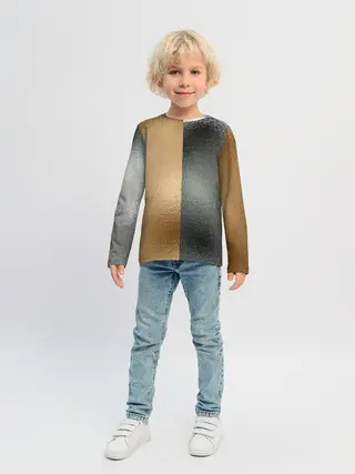 Детский лонгслив / Золото и Серебро