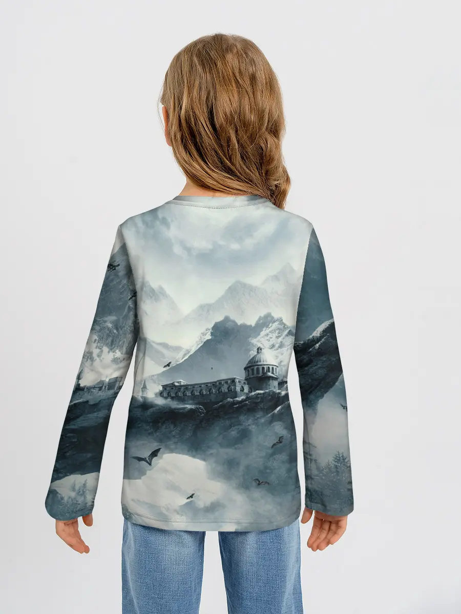 Детский лонгслив / Skyrim Warrior