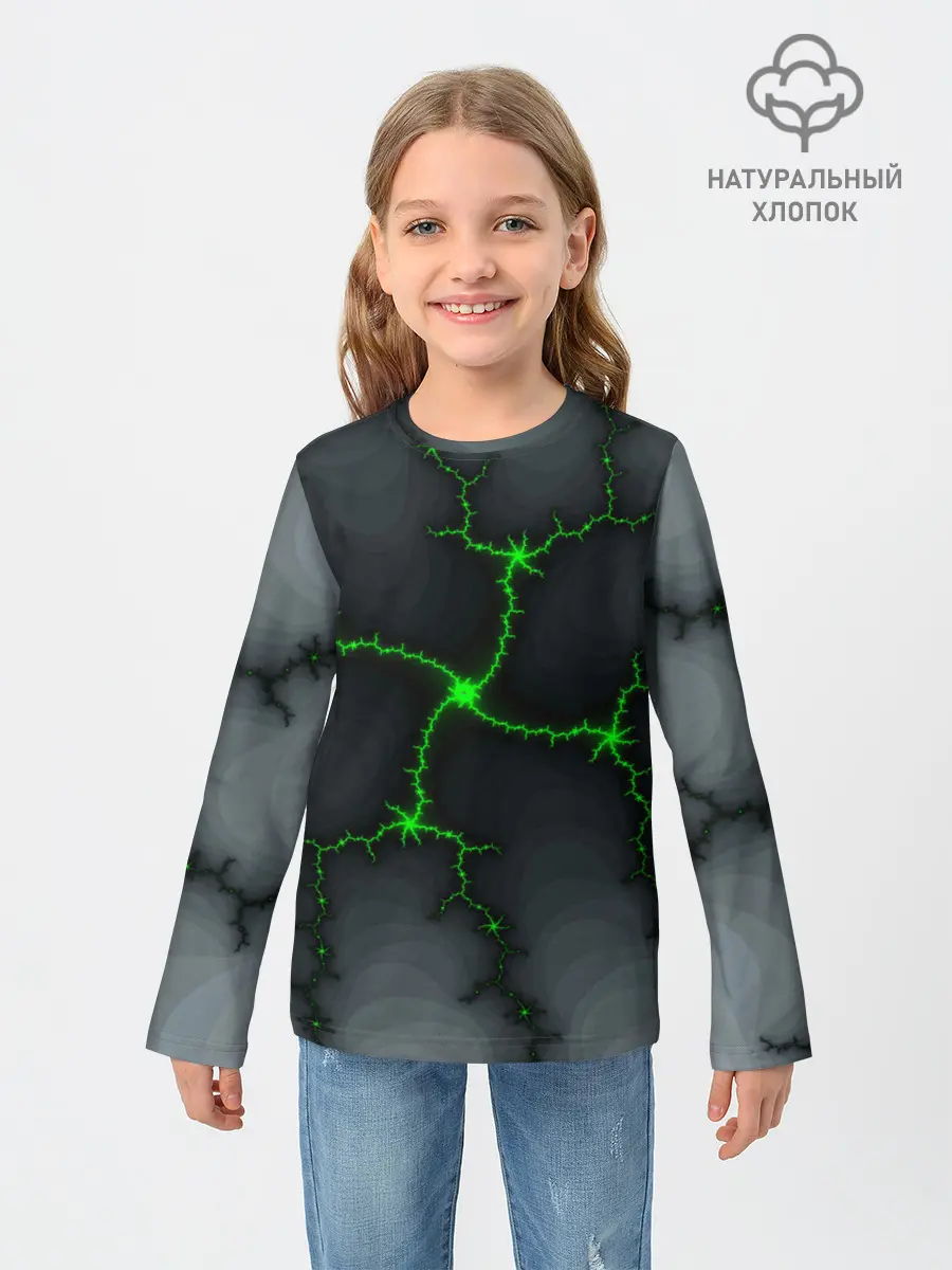 Детский лонгслив / ABSTRACT LED