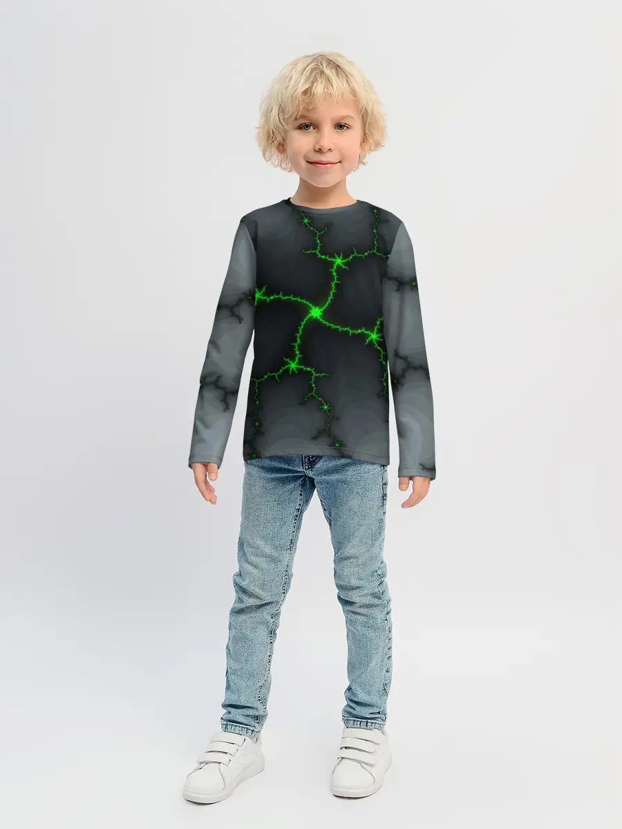 Детский лонгслив / ABSTRACT LED
