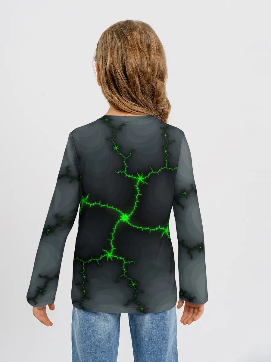 Детский лонгслив / ABSTRACT LED