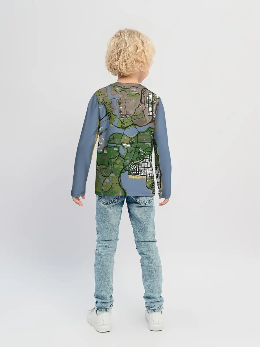 Детский лонгслив / San andreas