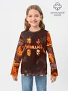 Детский лонгслив / Metallica | Fire Rock