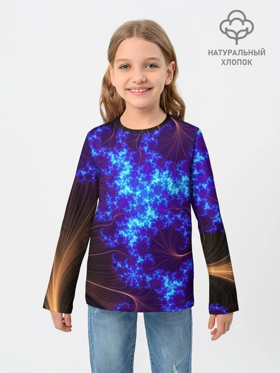 Детский лонгслив / FRACTAL STORM