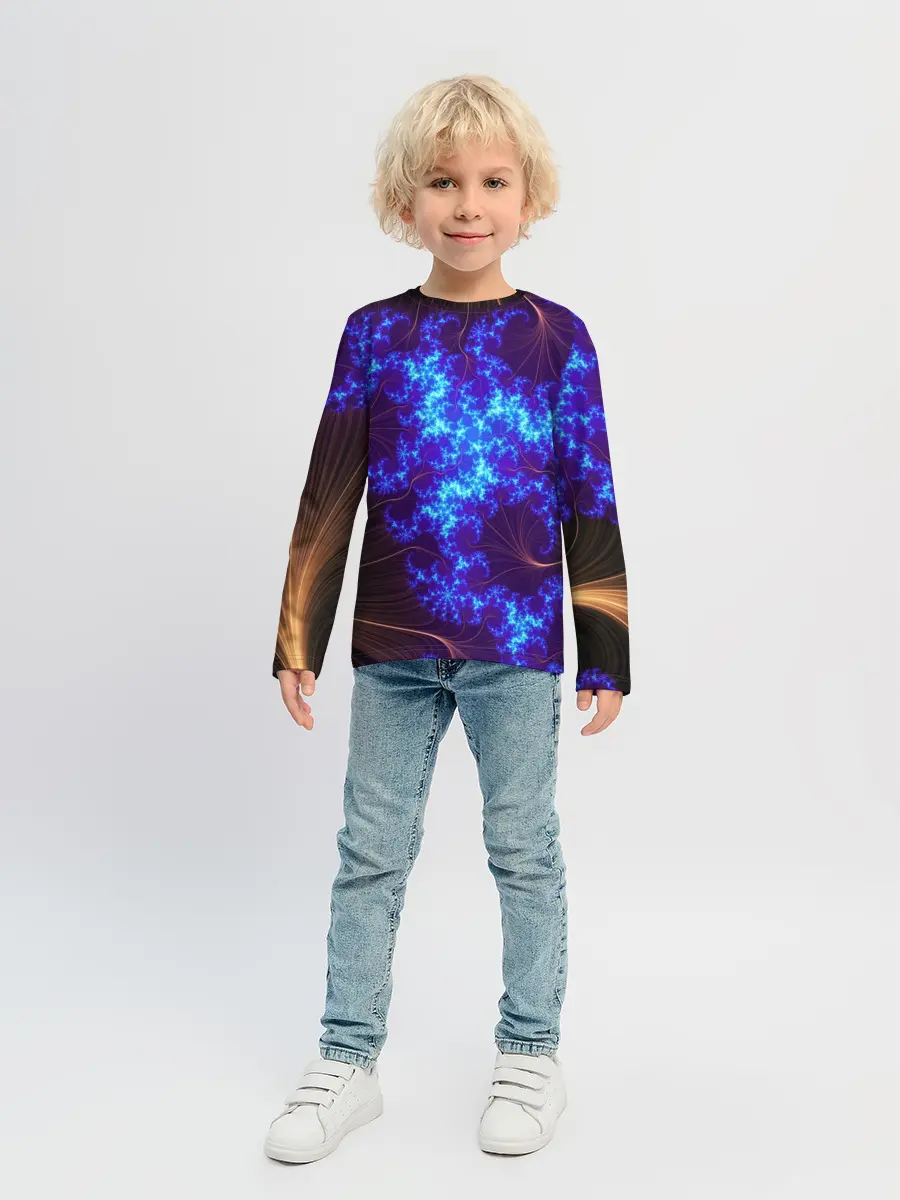 Детский лонгслив / FRACTAL STORM