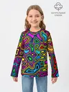 Детский лонгслив / Психоделика
