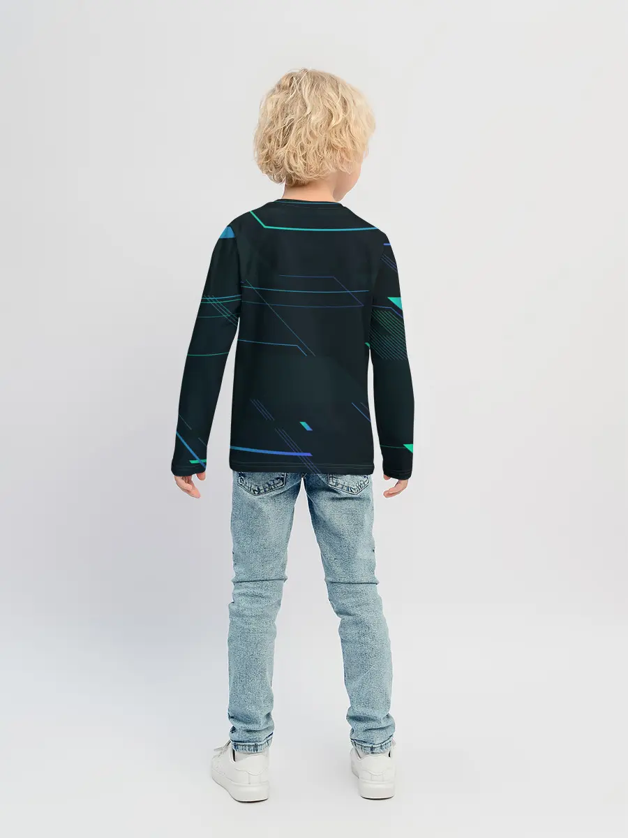 Детский лонгслив / Modern Geometry