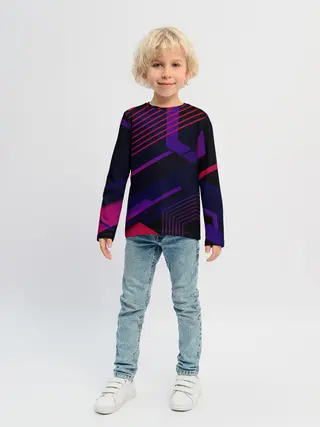 Детский лонгслив / Modern Geometry
