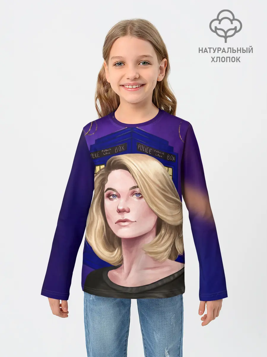 Детский лонгслив / ДОКТОР КТО