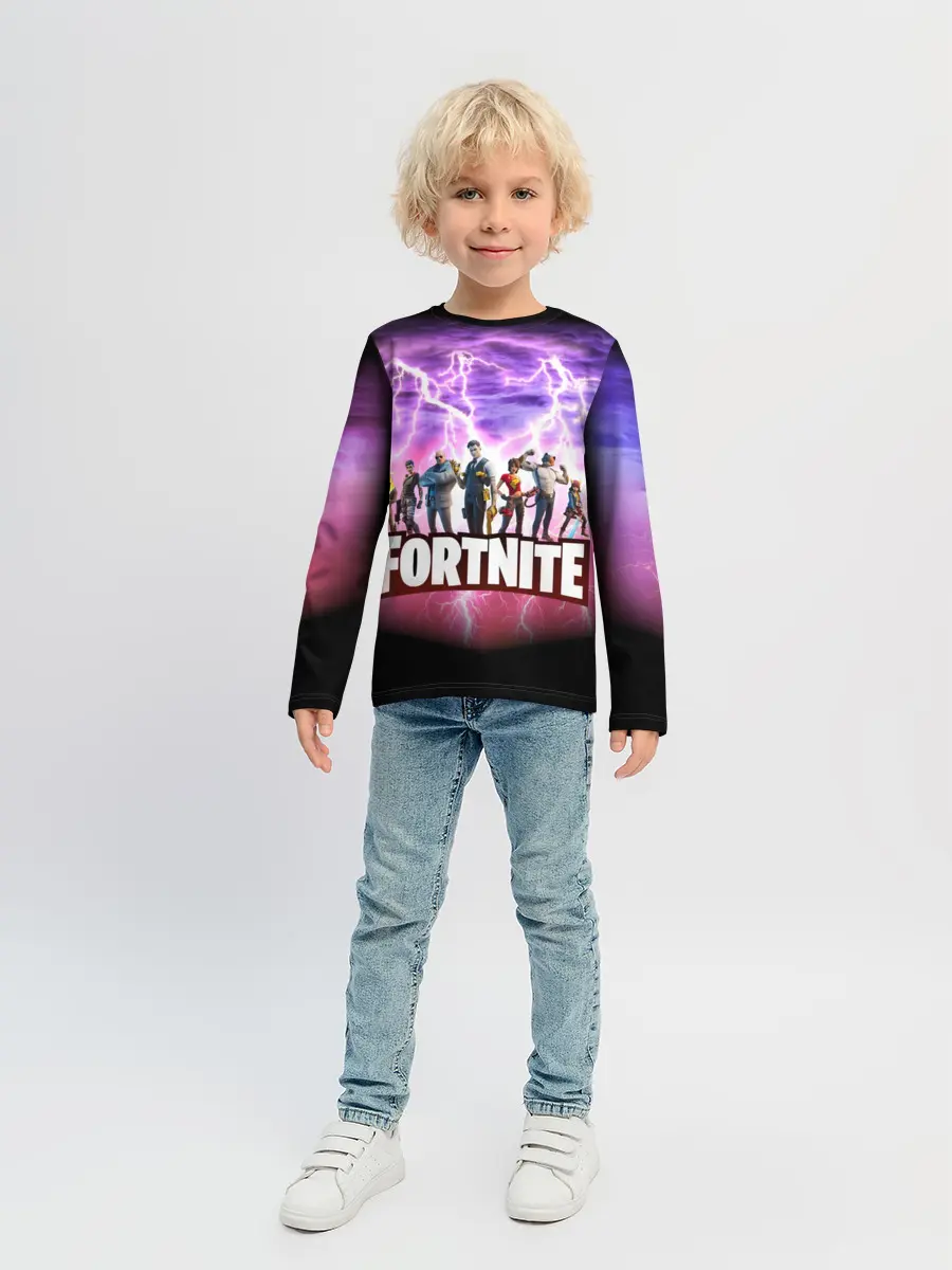 Детский лонгслив / Fortnite