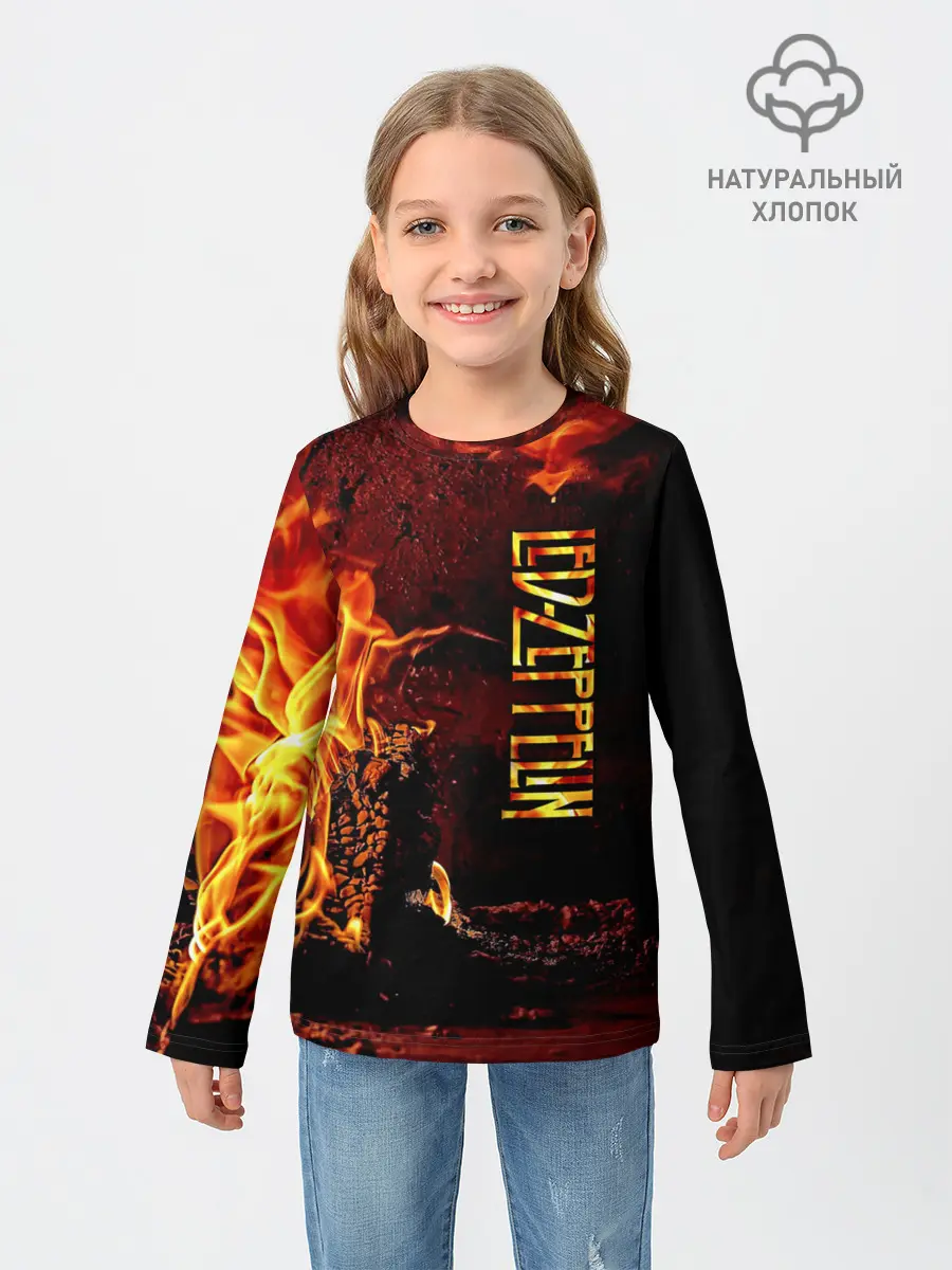 Детский лонгслив / Led Zeppelin
