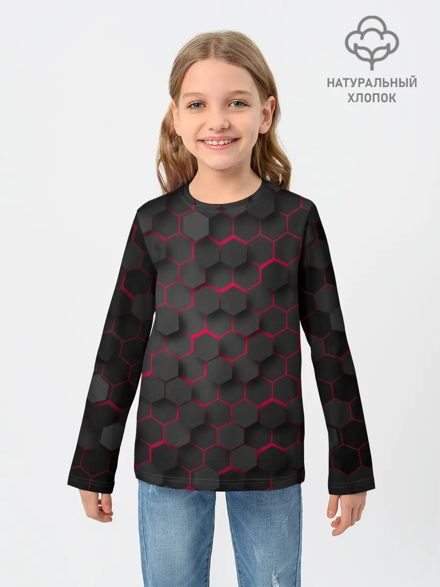 Детский лонгслив / 3D БРОНЯ