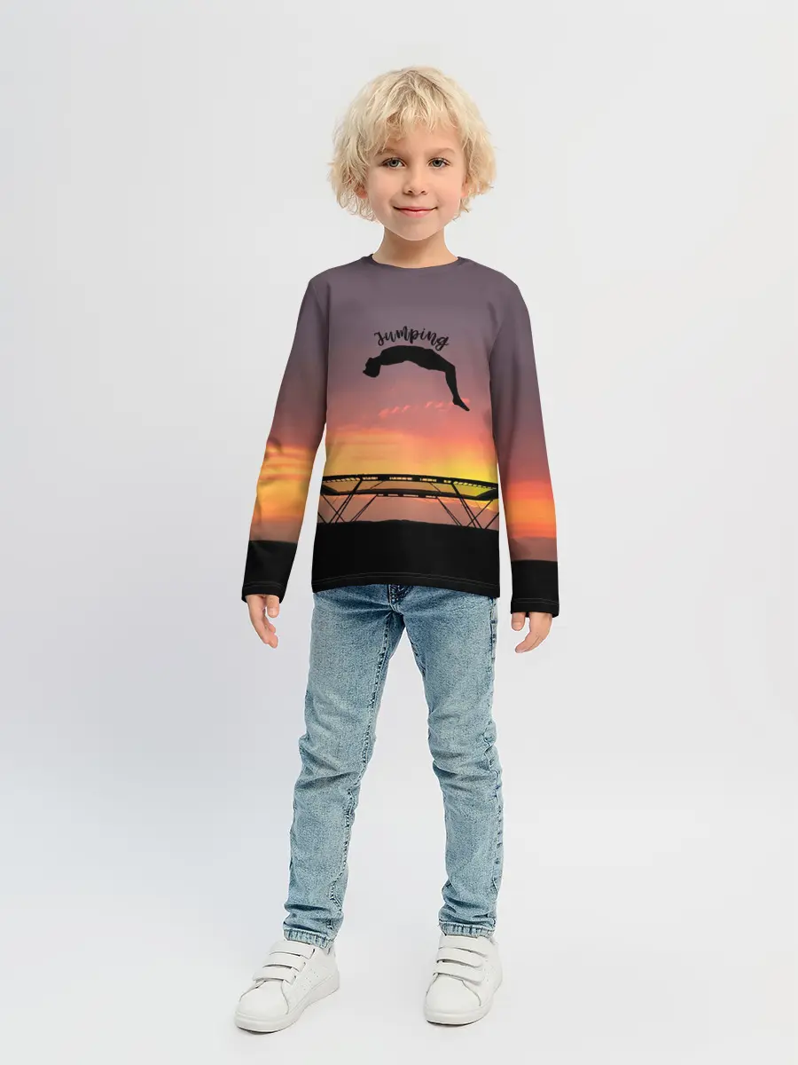 Детский лонгслив / Jumping