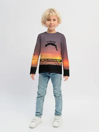 Детский лонгслив / Jumping
