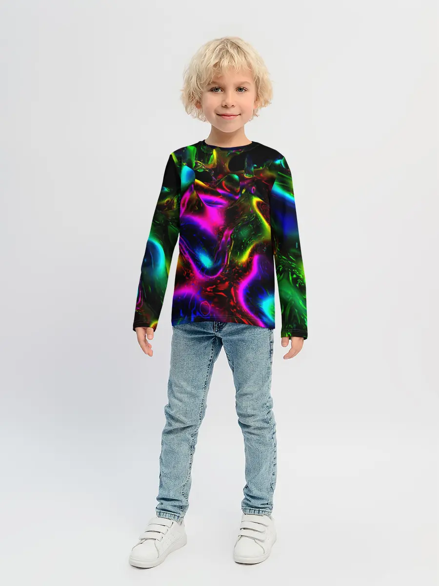 Детский лонгслив / В НЕОНЕ