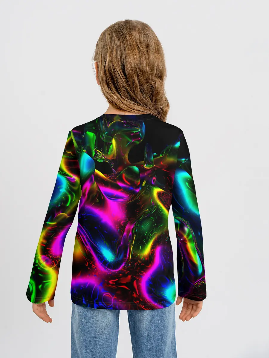 Детский лонгслив / В НЕОНЕ